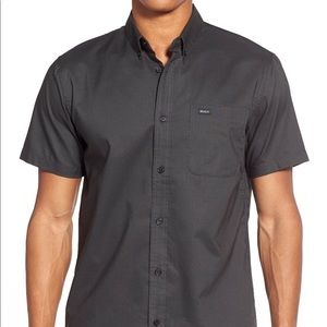 RVCA"That'll do" Slimfit shortsleeve Oxford shirt